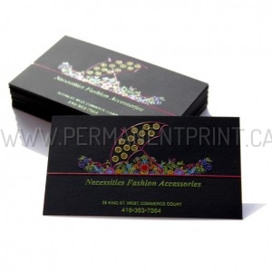 Full Color Raised Printing Business Cards