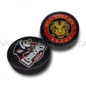 Full Color Printed Hockey Pucks Toronto