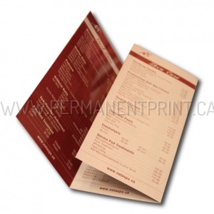 Toronto Brochures Printing, Price List Brochure