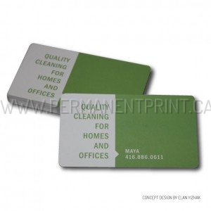 Plastic Coated Business Cards