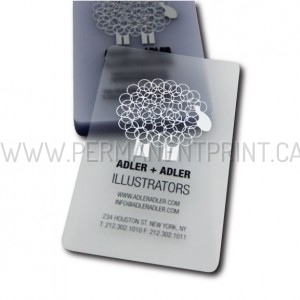 Frosted Business Cards