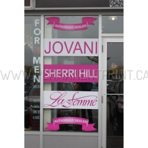 Vaughan Window Decals