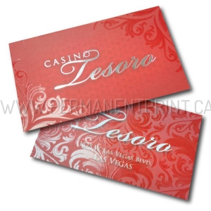 Spot Gloss and Foil Stamp Business Cards