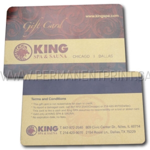 Plastic Gift Card Printing Toronto