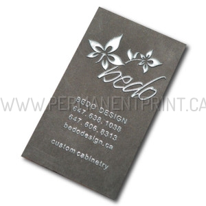 Embossed Business Cards